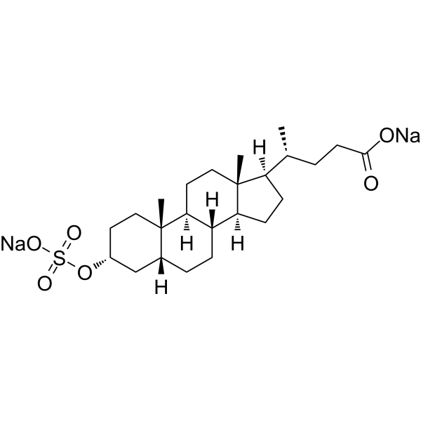 Lithocholic acid 3-sulfate disodium (Sulfolithocholic acid disodium) 64936-81-8
